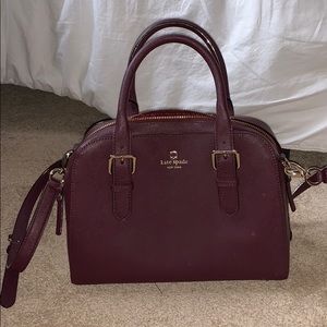 Burgundy Kate Spade Purse